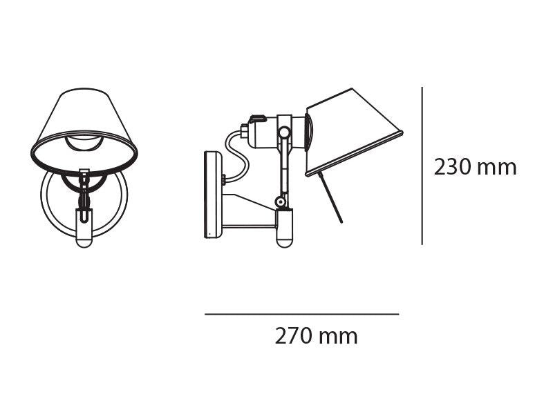 Tolomeo Faretto LED 3000K - Fali